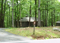A Red Top Mountain State Park rental cabin